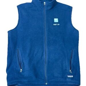RARE Goldman Sachs GSET 2.0 Patagonia Synchilla Navy Vest Size XL